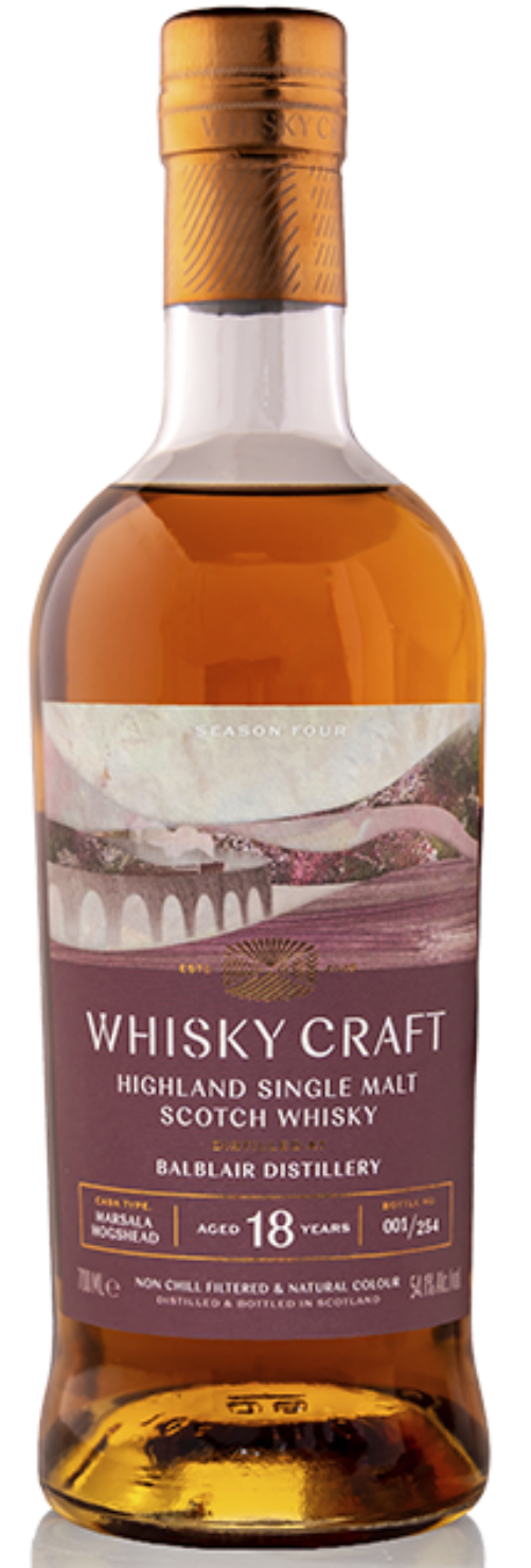 Balblair 18 Year Old (Marsala Finish), Single Cask, 54.1%