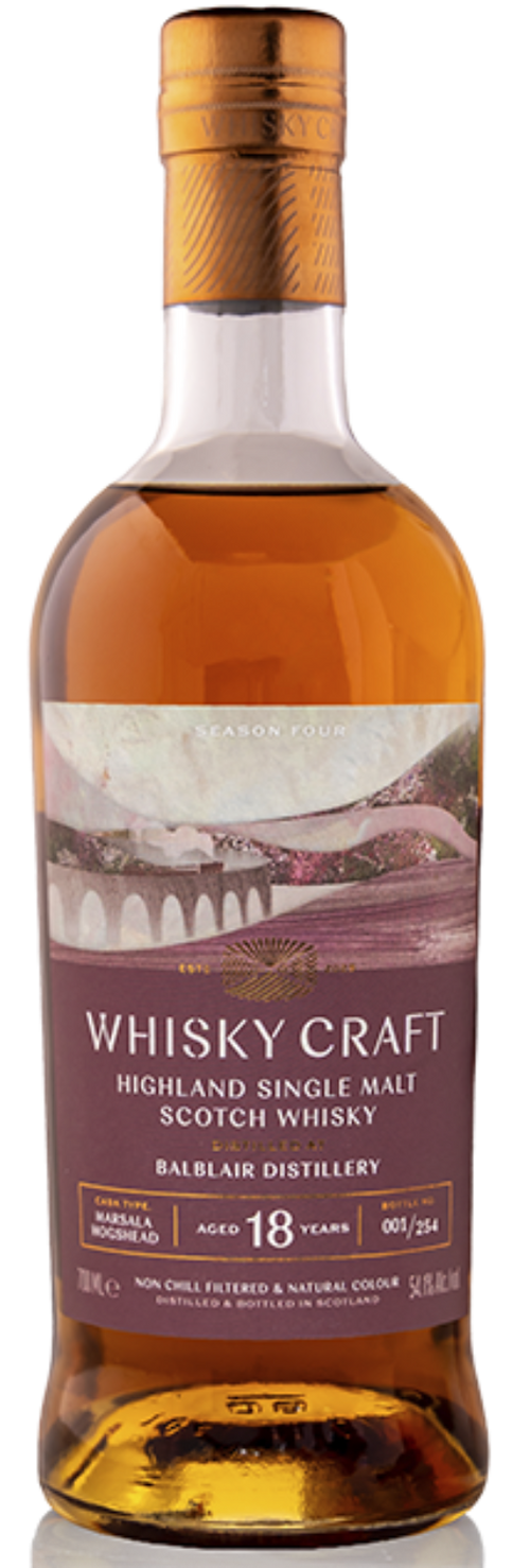 Balblair 18 Year Old (Marsala Finish), Single Cask, 54.1%